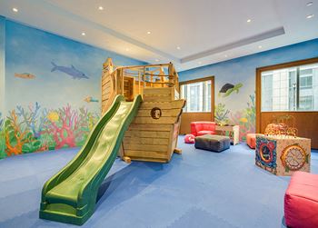 Children's indoor playroom
